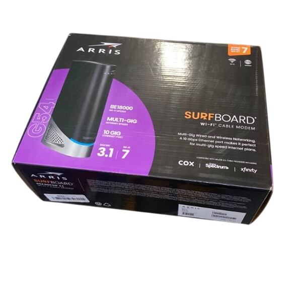 Arris Surfboard Wi-Fi 7 Router with DOCSIS 3.1 Cable Modem - New Open Box. - Picture 5 of 5